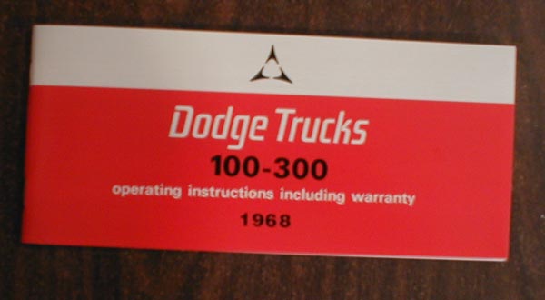 dodge trucks owners manual